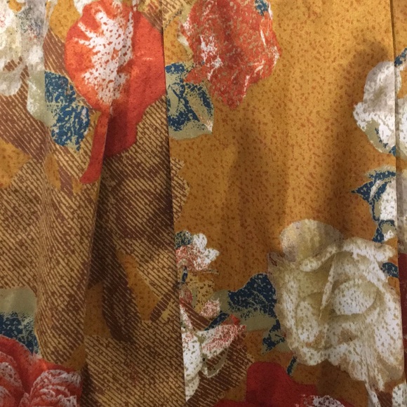 TAHARI ASL Inverted Pleat Floral Skirt Size 6 - Picture 10 of 12